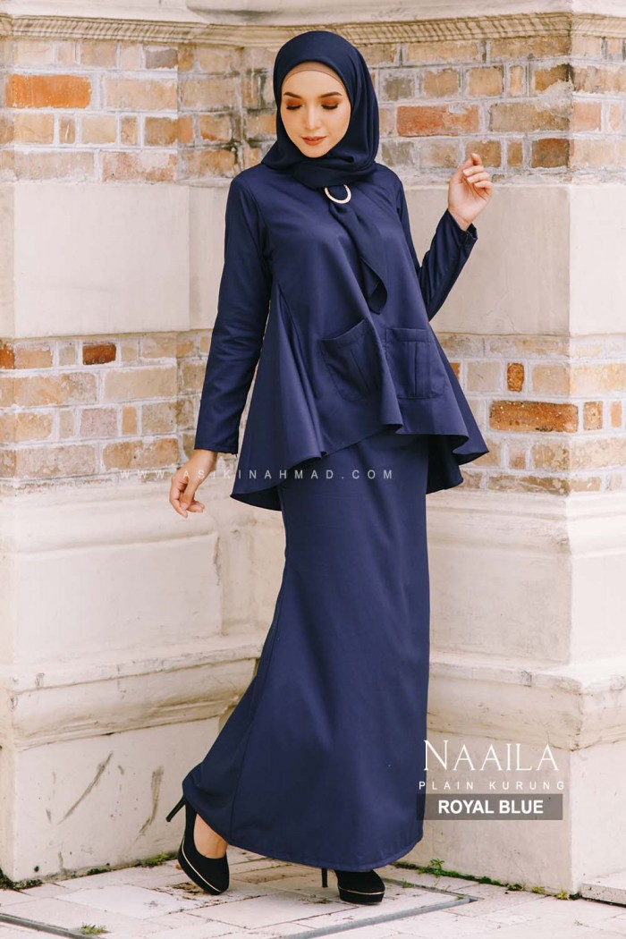 NAAILA KURUNG in ROYAL BLUE