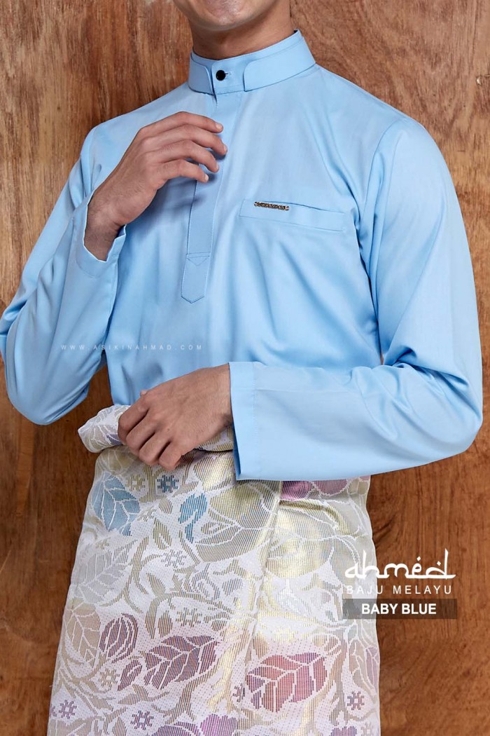 BAJU MELAYU AHMED in BABY BLUE