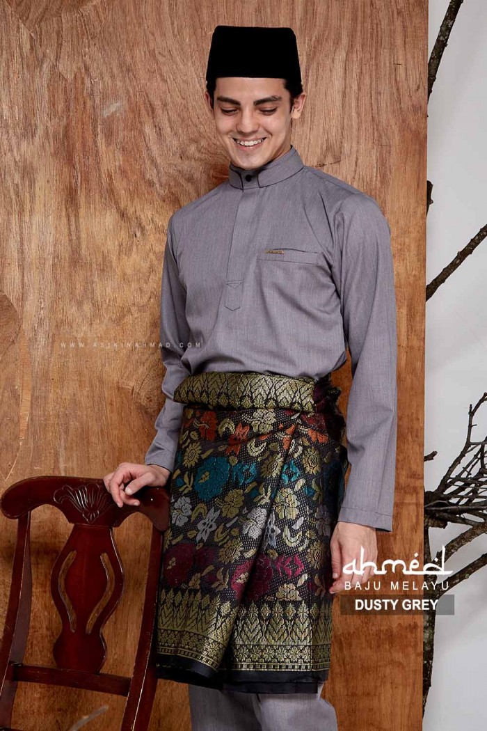 BAJU MELAYU AHMED in DUSTY GREY