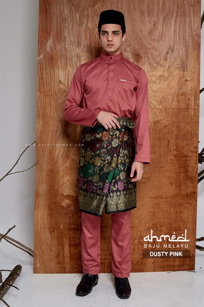 BAJU MELAYU AHMED in DUSTY PINK