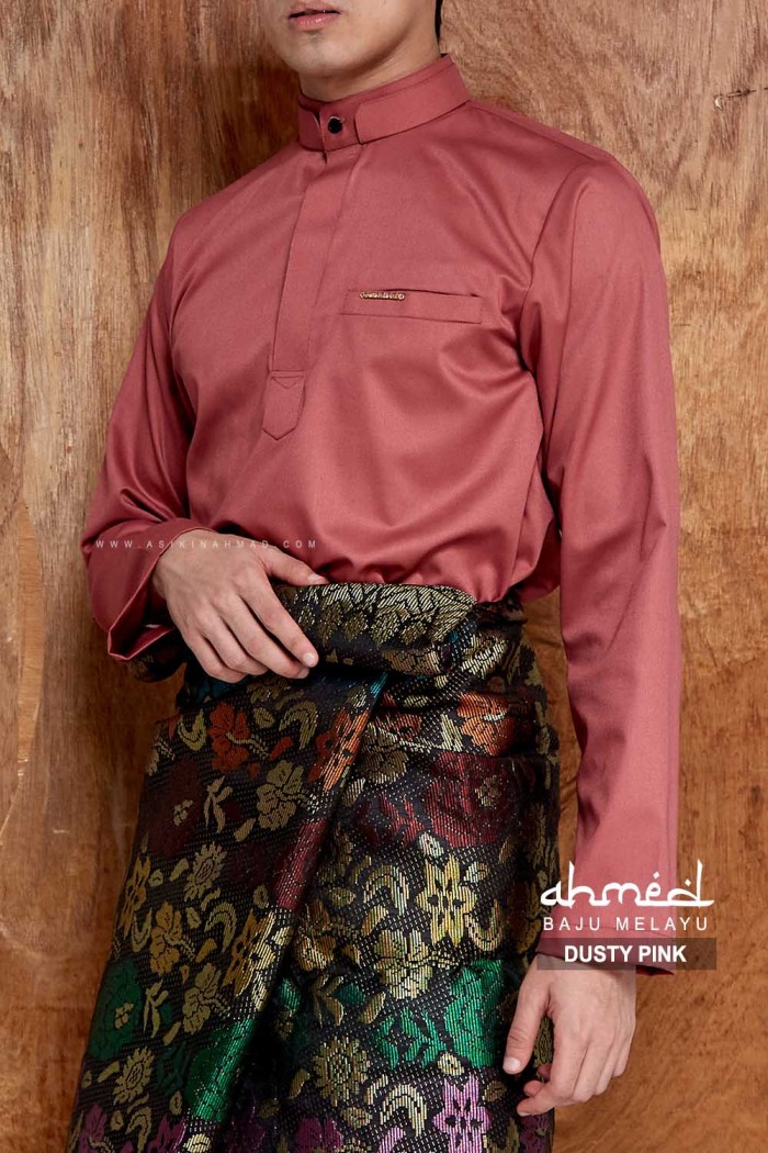 BAJU MELAYU AHMED in DUSTY PINK