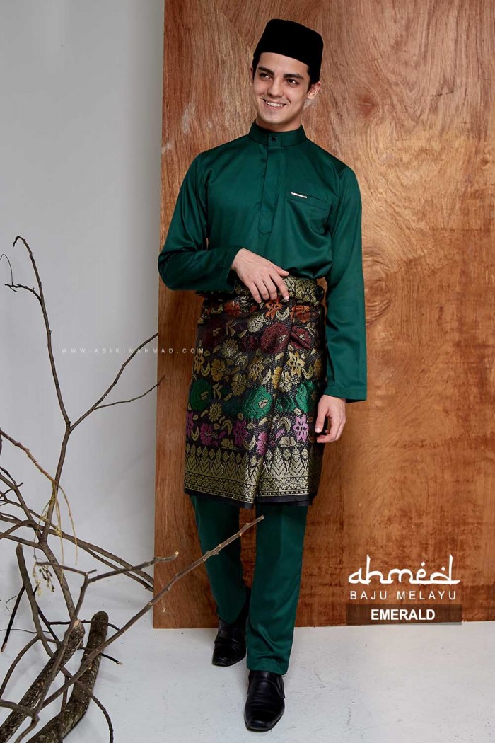 BAJU MELAYU AHMED in EMERALD