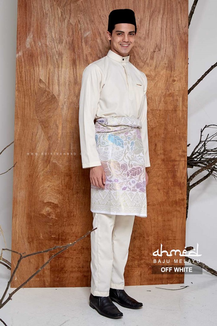 BAJU MELAYU AHMED in OFF WHITE