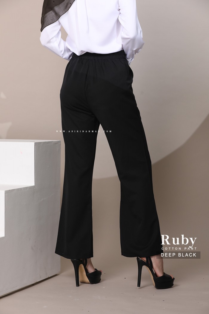 RUBY PANTS in DEEP BLACK