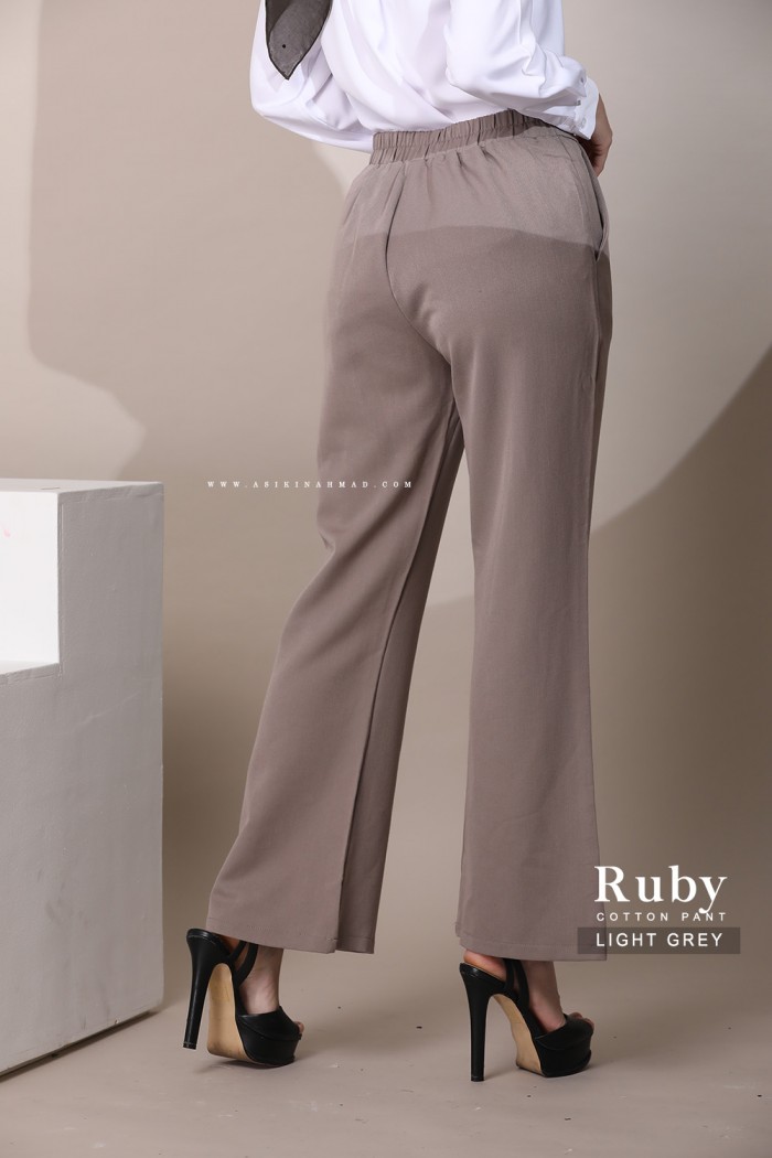 RUBY PANTS in LIGHT GREY