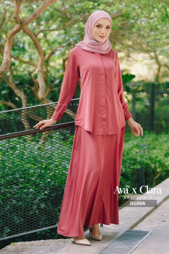 SET BLOUSE AVA in GUAVA