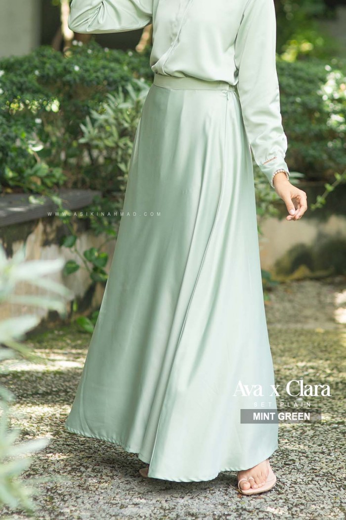 SET BLOUSE AVA in MINT GREEN