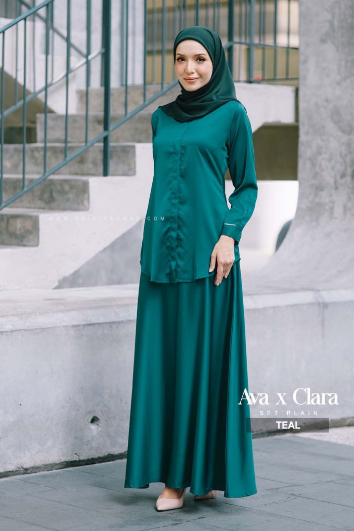 SET BLOUSE AVA in TEAL