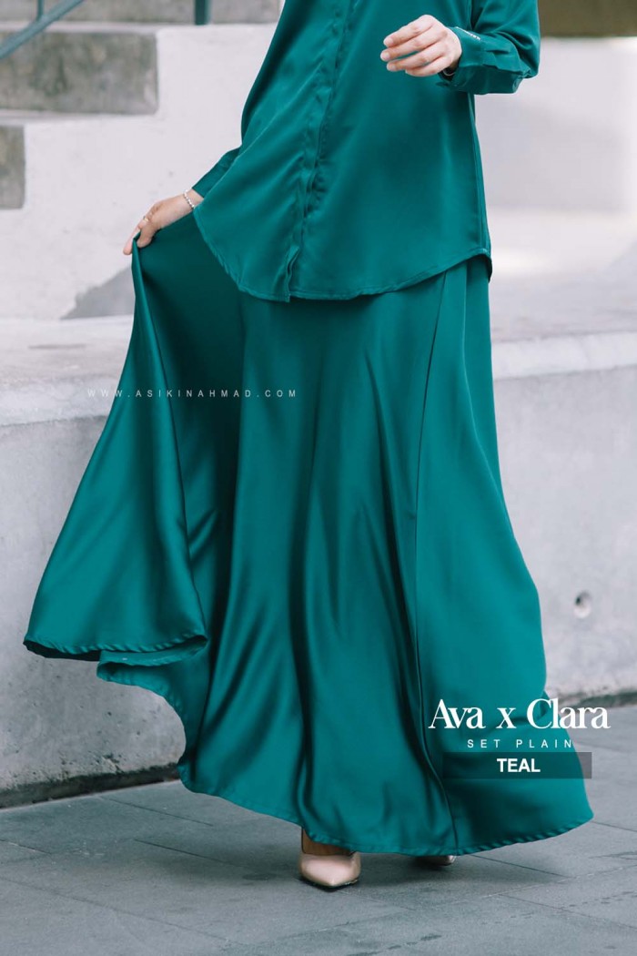 SET BLOUSE AVA in TEAL