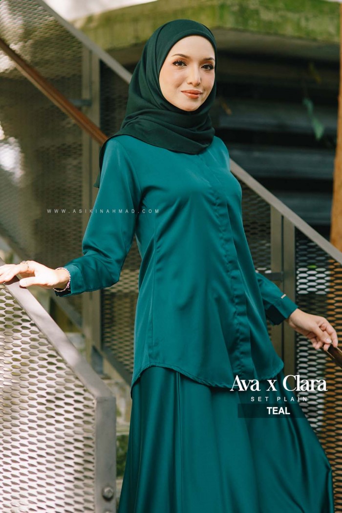 SET BLOUSE AVA in TEAL