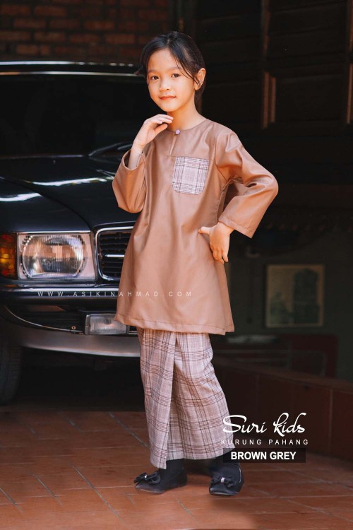 SURI KURUNG KIDS in BROWN GREY