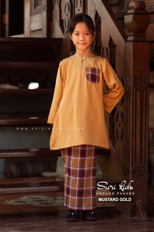 SURI KURUNG KIDS in MUSTARD GOLD