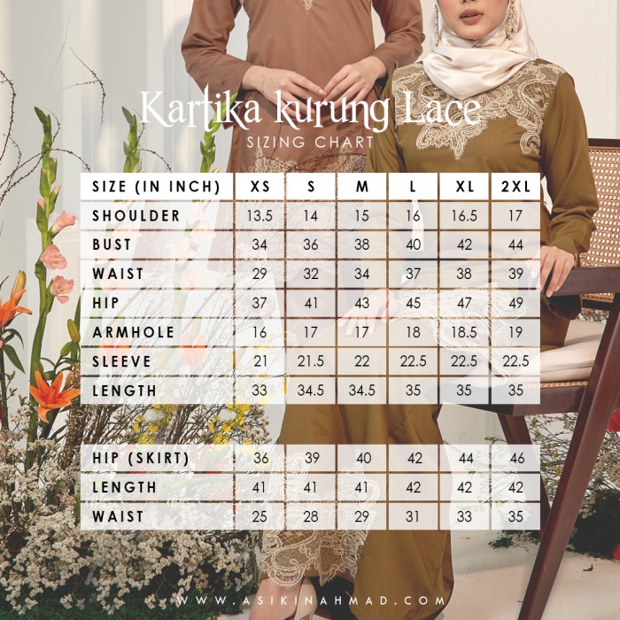 KARTIKA KURUNG in BROWN