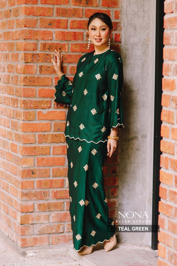 NONA KURUNG in TEAL GREEN