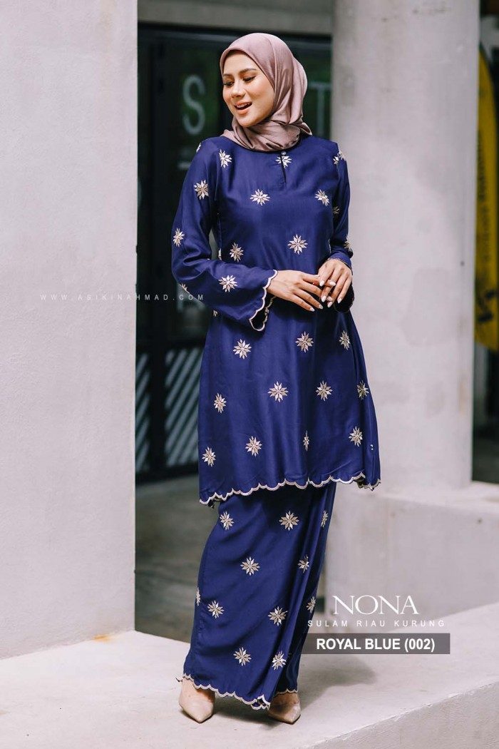 NONA KURUNG RIAU in ROYAL BLUE (002)