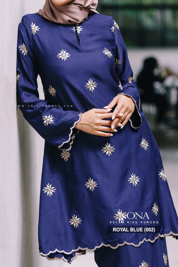 NONA KURUNG RIAU in ROYAL BLUE (002)