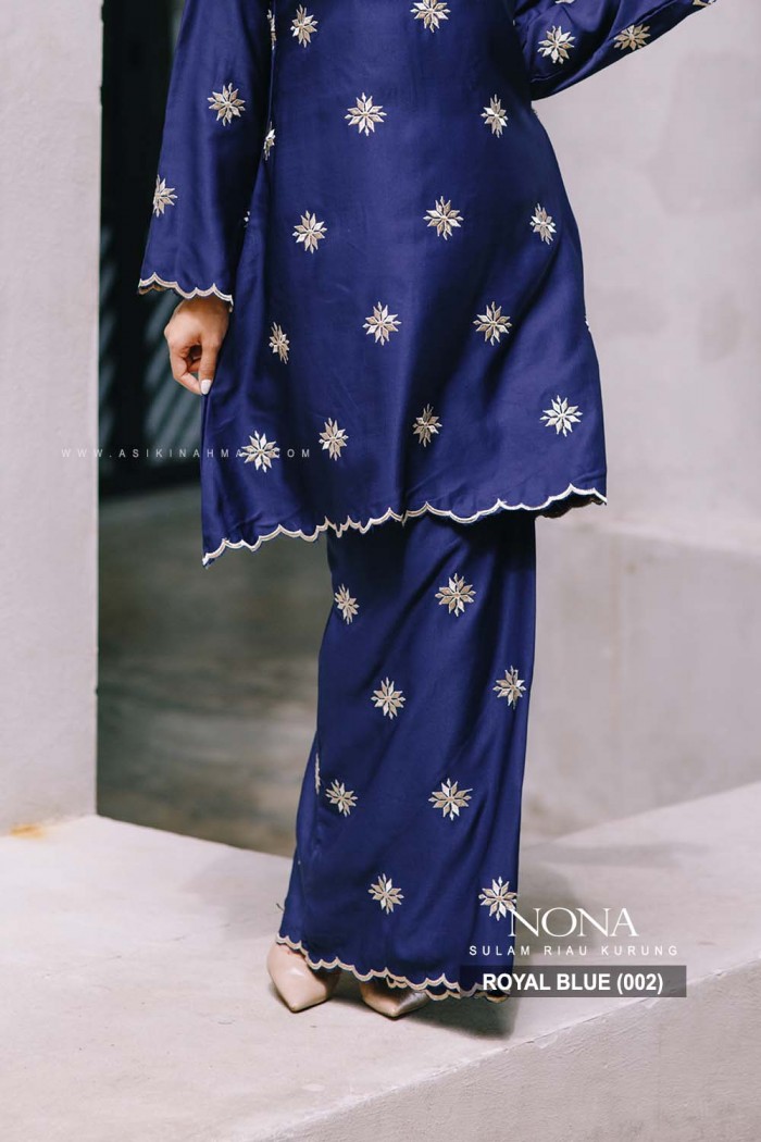 NONA KURUNG RIAU in ROYAL BLUE (002)