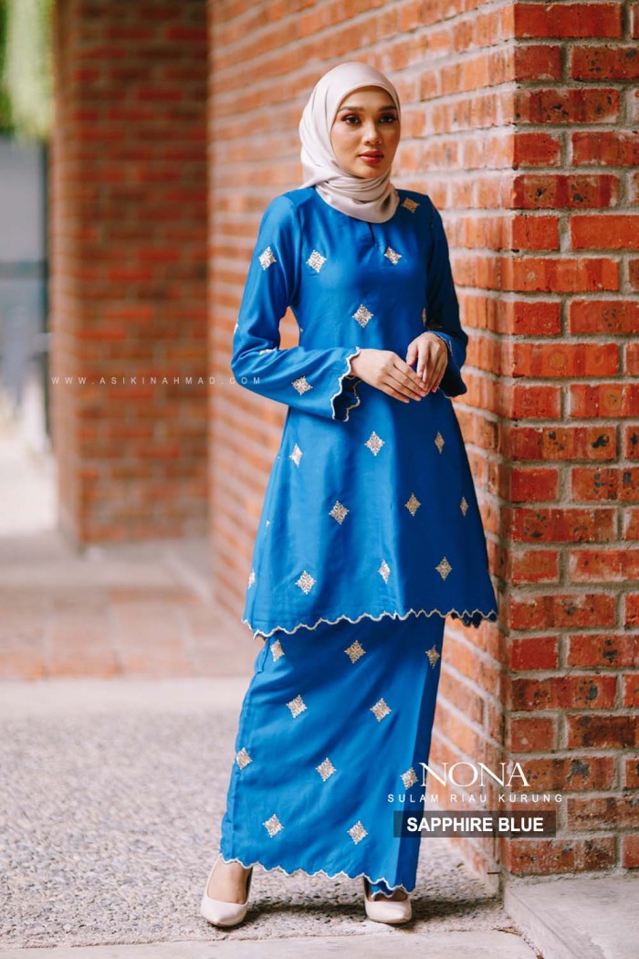 NONA KURUNG RIAU in SAPPHIRE BLUE