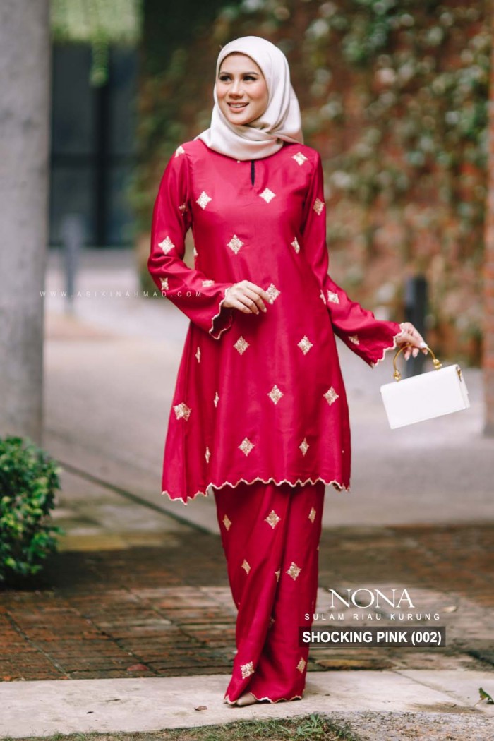 NONA KURUNG RIAU in SHOCKING PINK (002)