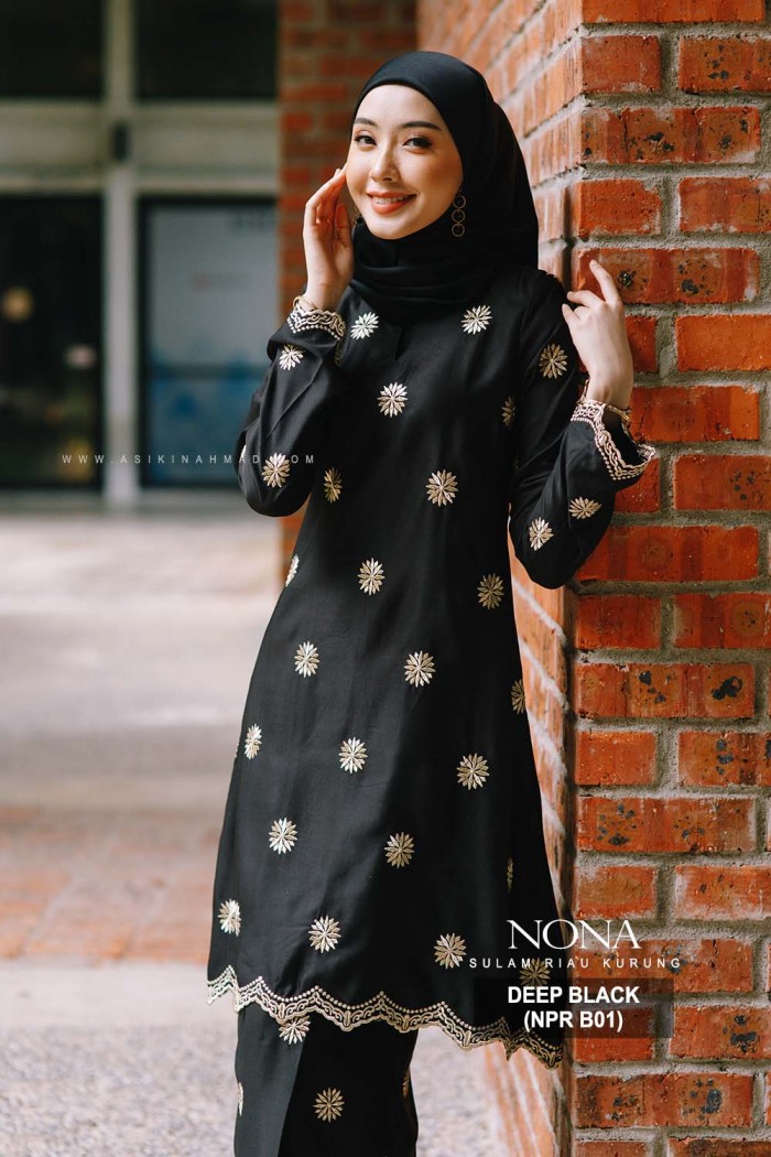 AS IS ITEM NONA PREMIUM RIAU (NPR B01) DEEP BLACK