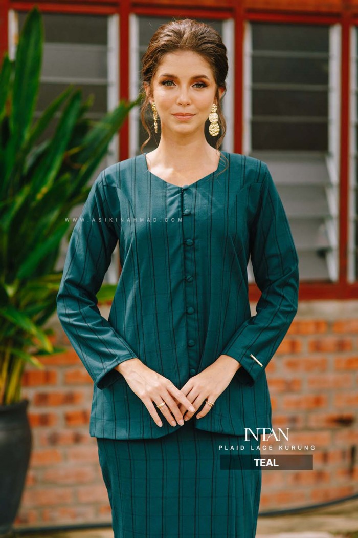 INTAN KURUNG in TEAL