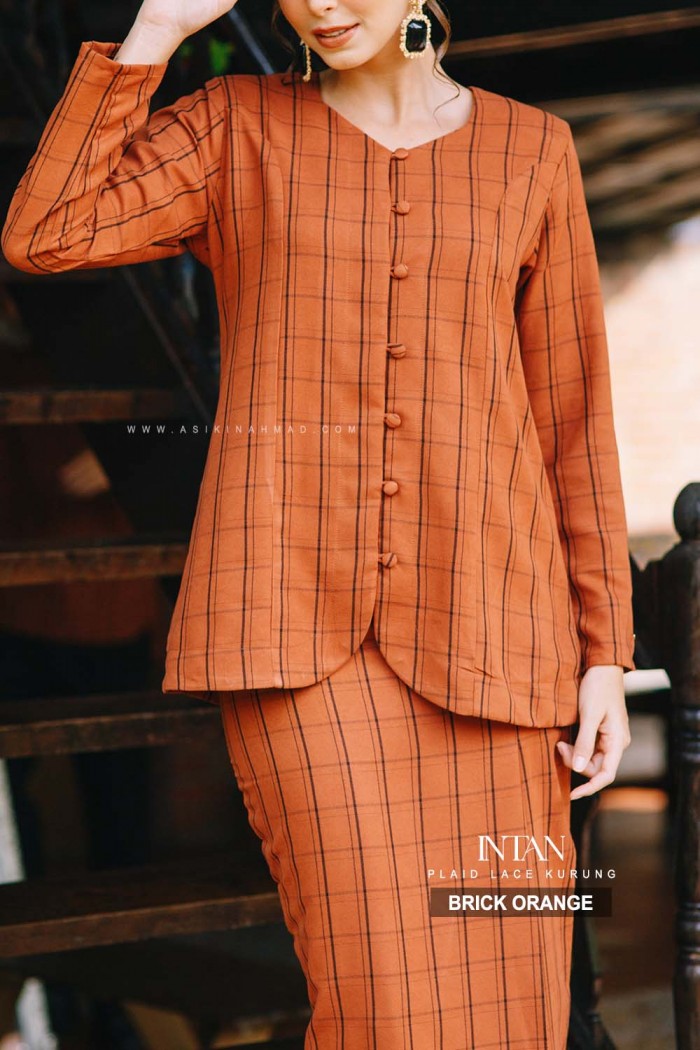 INTAN KURUNG in BRICK ORANGE