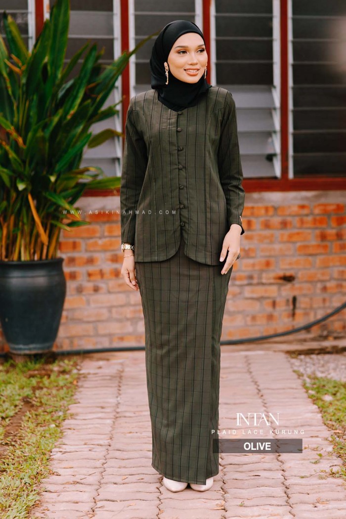 INTAN KURUNG in OLIVE