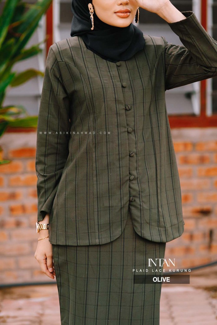 INTAN KURUNG in OLIVE