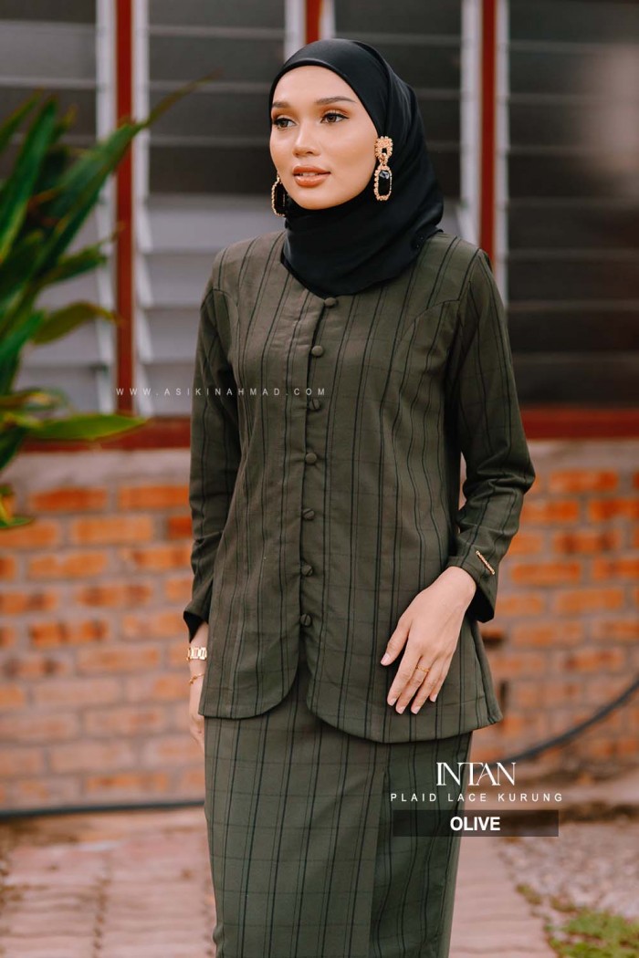 INTAN KURUNG in OLIVE