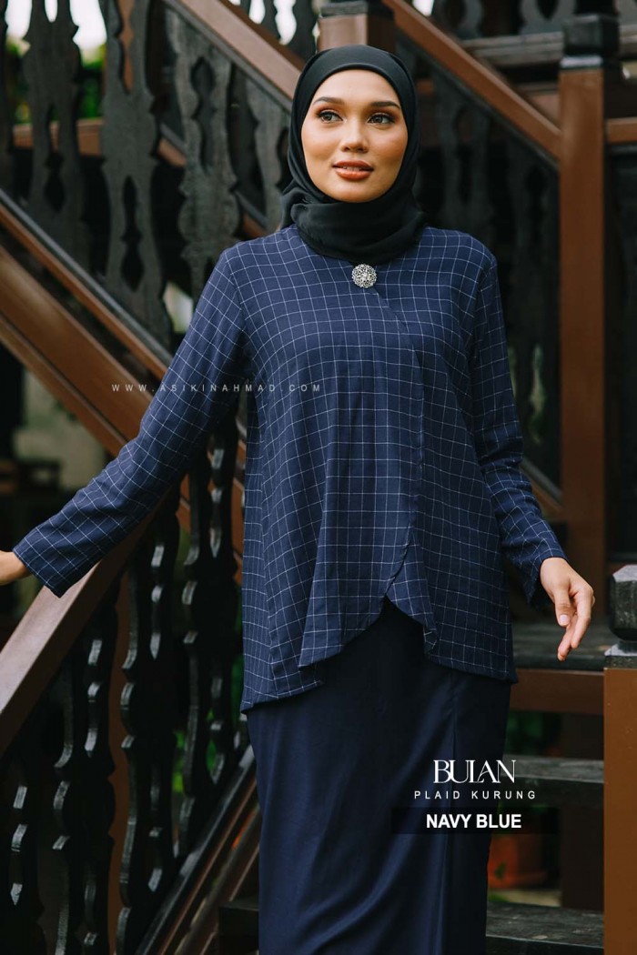 BULAN KURUNG in NAVY BLUE