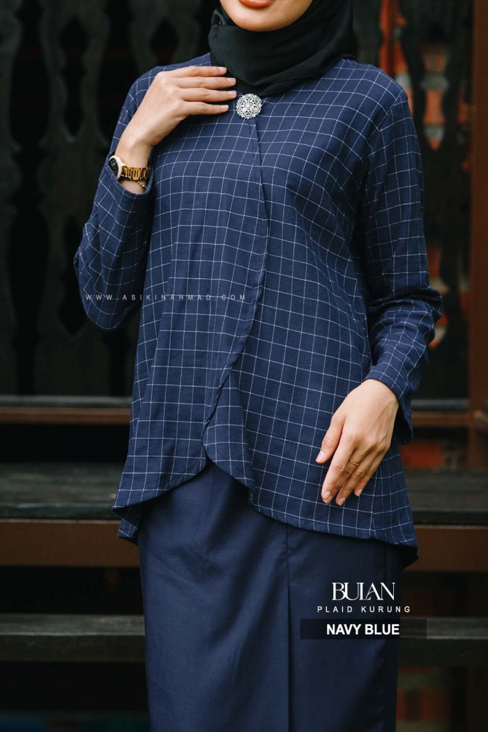 BULAN KURUNG in NAVY BLUE