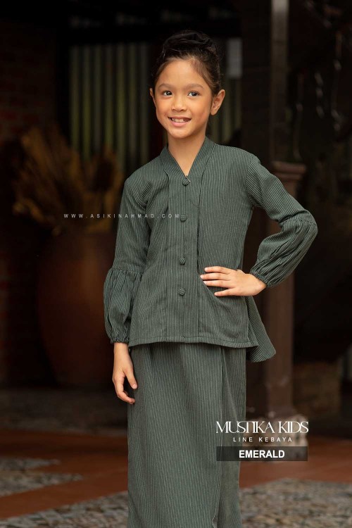 MUSTIKA KEBAYA KIDS in EMERALD