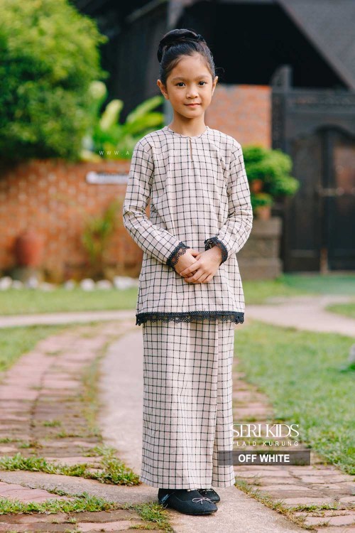 SERI KURUNG KIDS in OFF WHITE