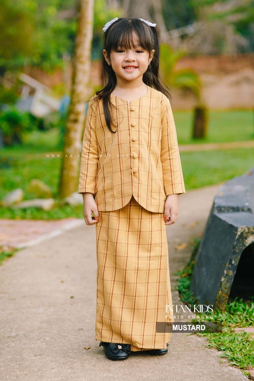 INTAN KURUNG KIDS in MUSTARD