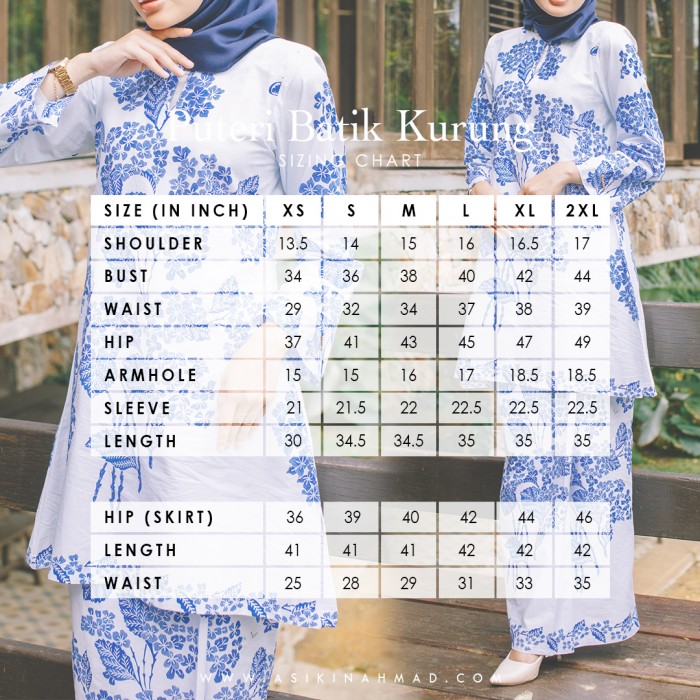 PUTERI KURUNG TERATAI (PT BK01) OFF WHITE