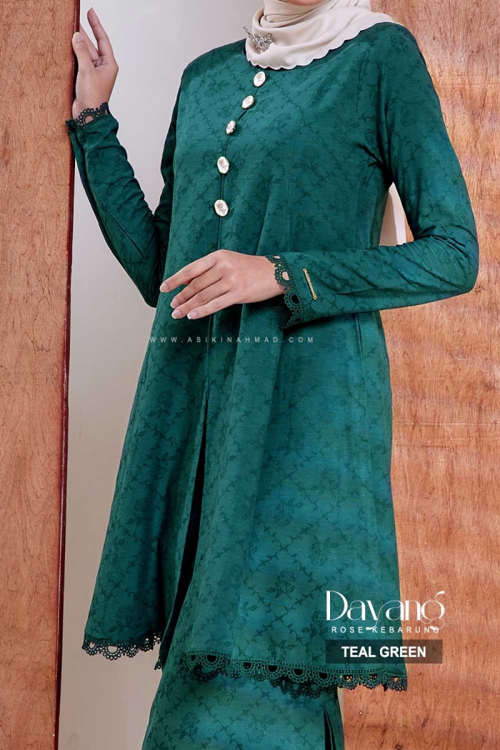 DAYANG KEBARUNG in TEAL GREEN