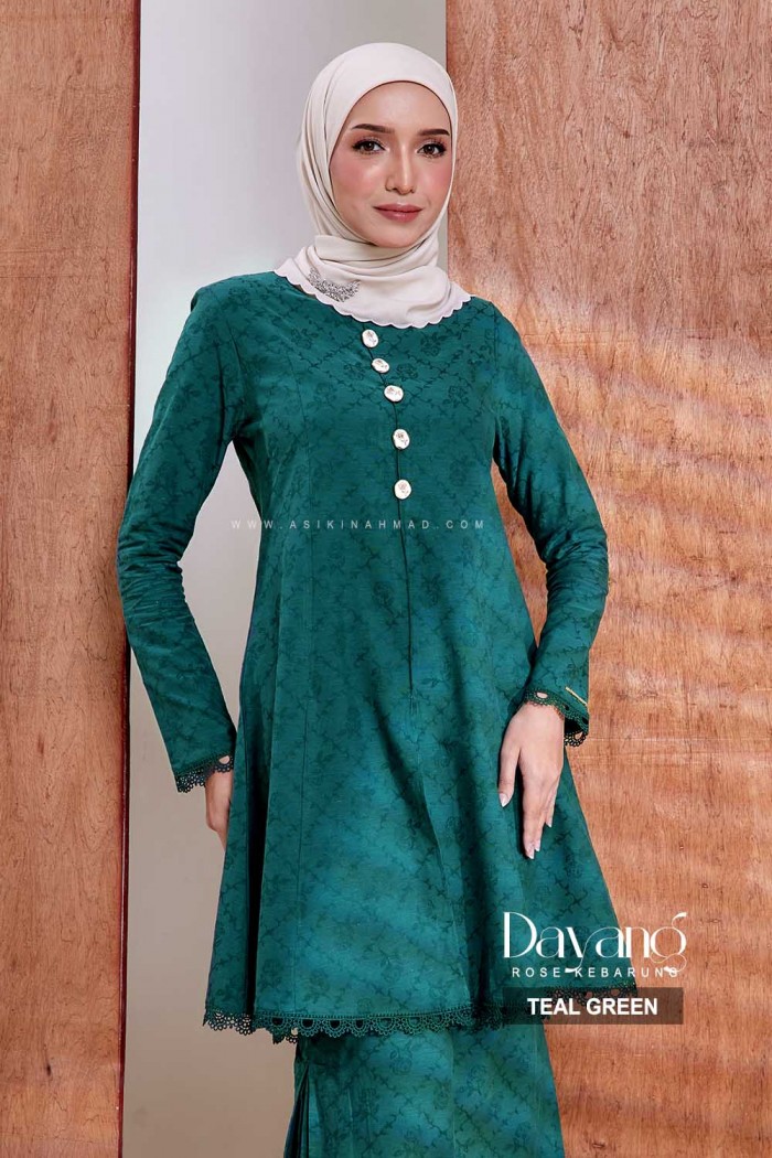 DAYANG KEBARUNG in TEAL GREEN