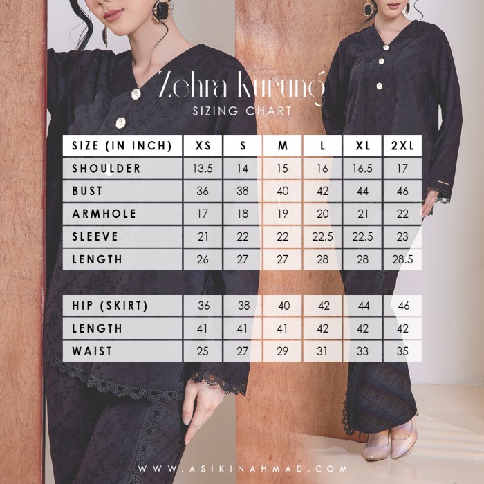 ZEHRA KURUNG in DEEP BLACK