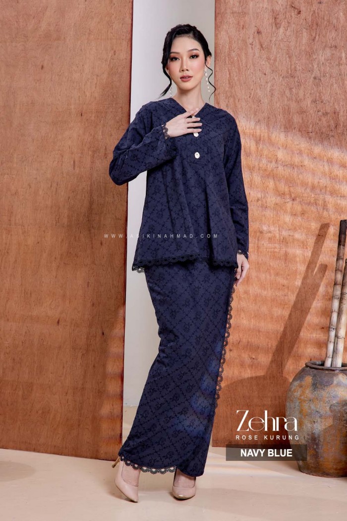 ZEHRA KURUNG in NAVY BLUE