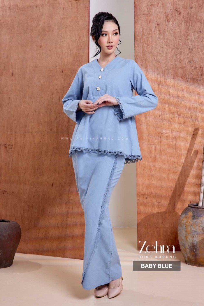 ZEHRA KURUNG in BABY BLUE