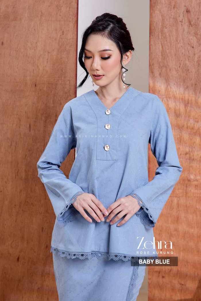 ZEHRA KURUNG in BABY BLUE