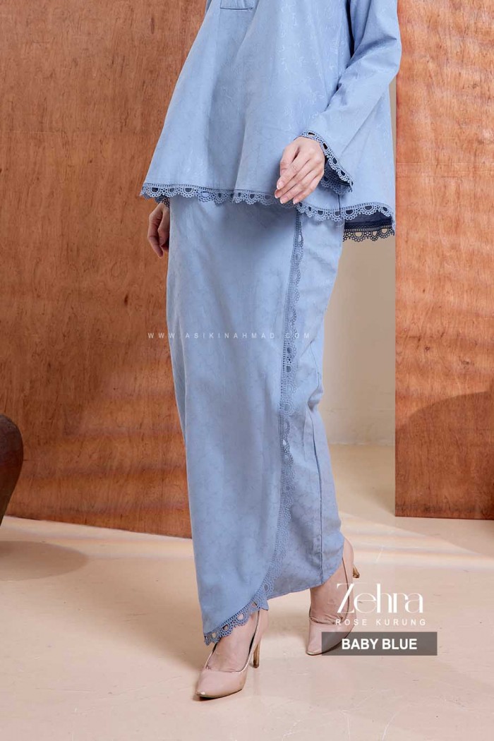 ZEHRA KURUNG in BABY BLUE