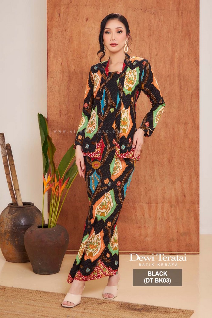 KEBAYA DEWI TERATAI (DT BK03) BLACK