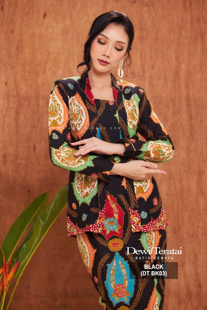 KEBAYA DEWI TERATAI (DT BK03) BLACK