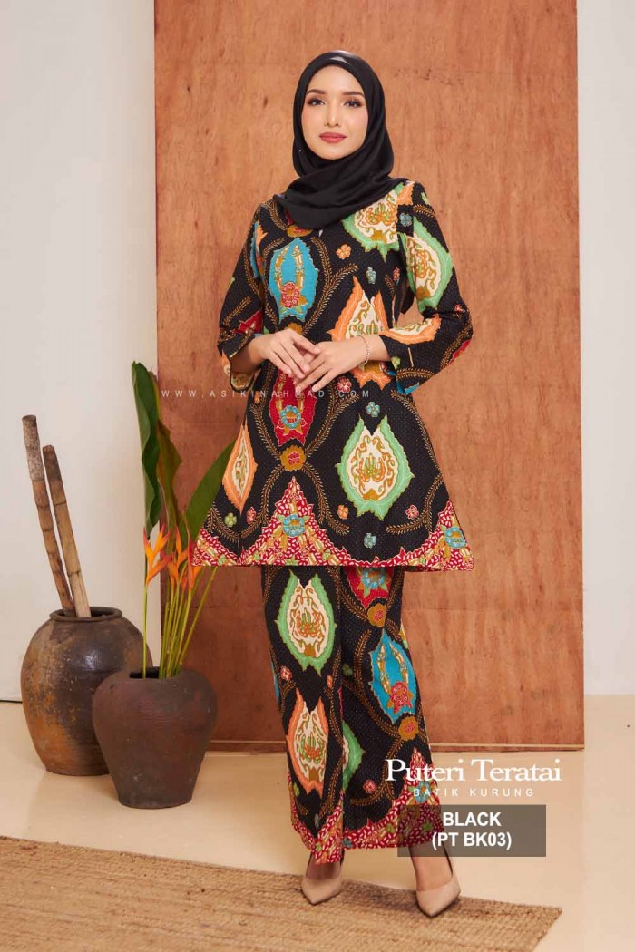 PUTERI KURUNG TERATAI (PT BK03) BLACK