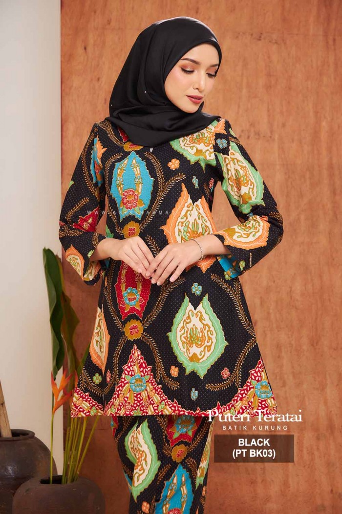 PUTERI KURUNG TERATAI (PT BK03) BLACK