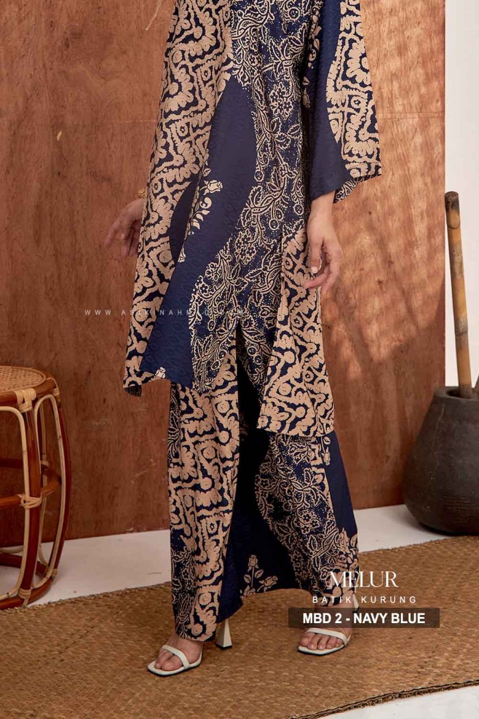 MELUR BATIK KURUNG (MBD-2) - NAVY BLUE