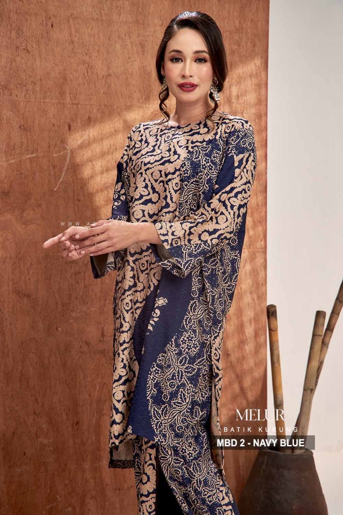 MELUR BATIK KURUNG (MBD-2) - NAVY BLUE