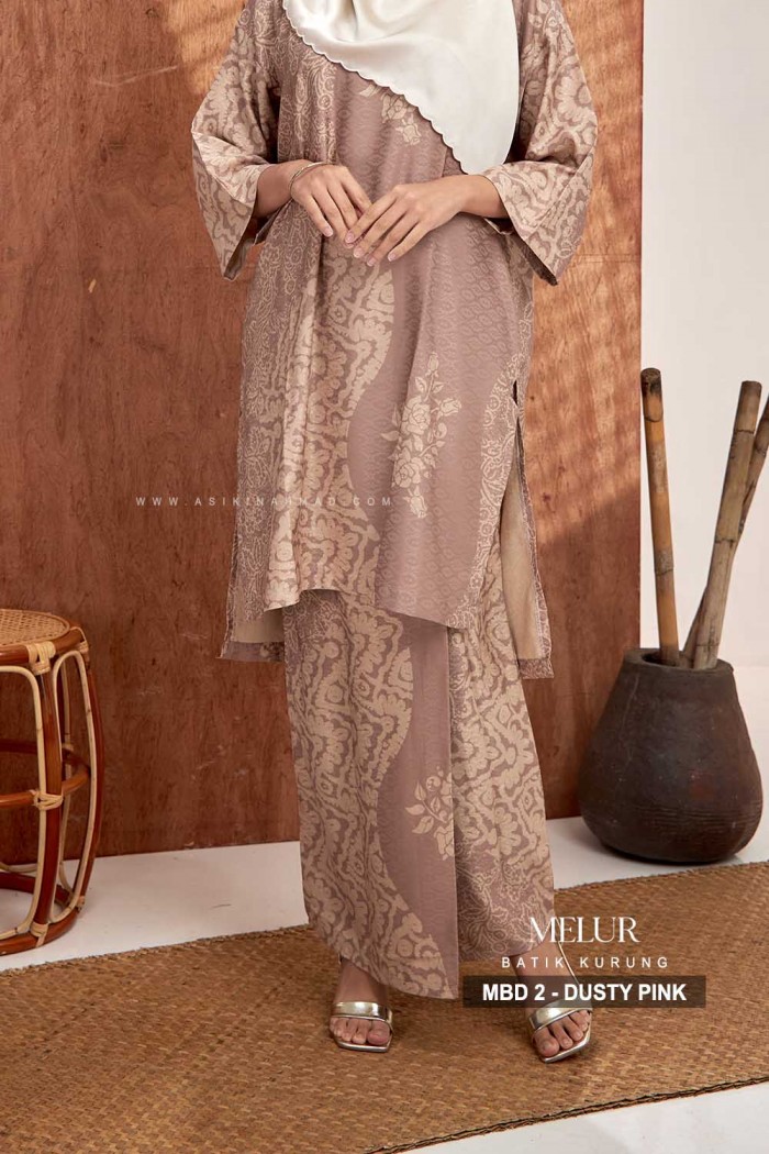 MELUR BATIK KURUNG (MBD-2) - DUSTY PINK