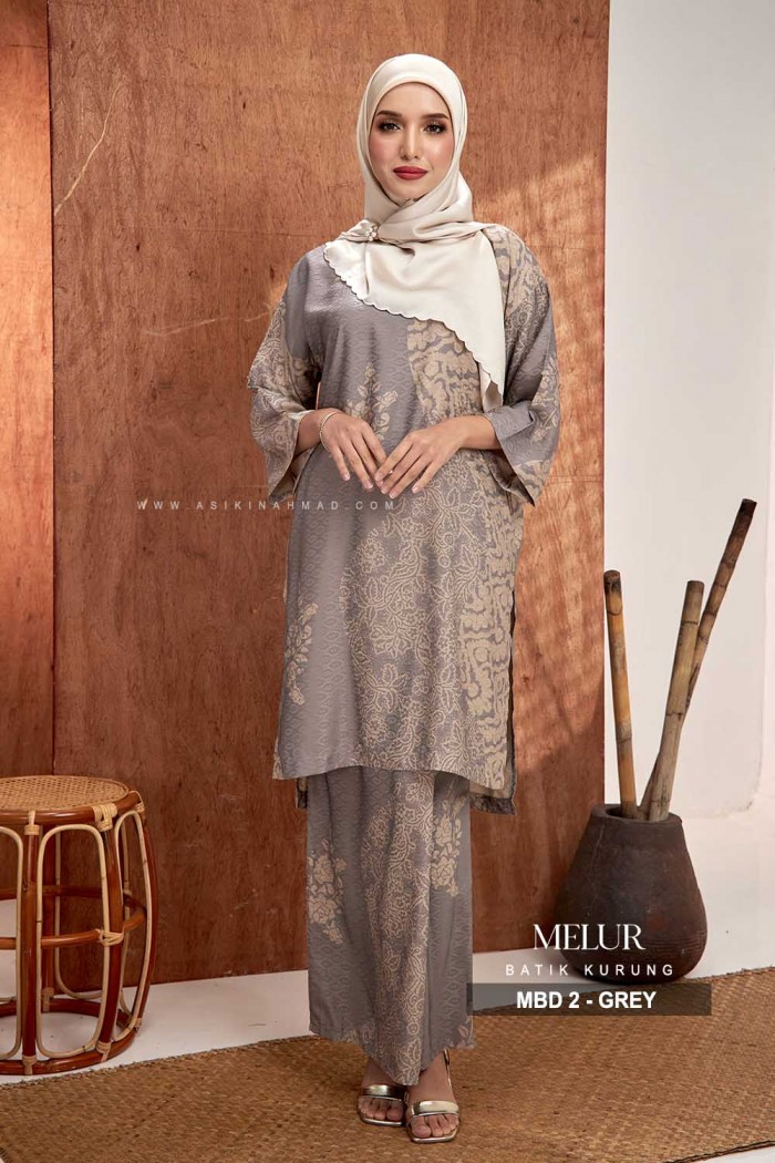 MELUR BATIK KURUNG (MBD-2) - GREY